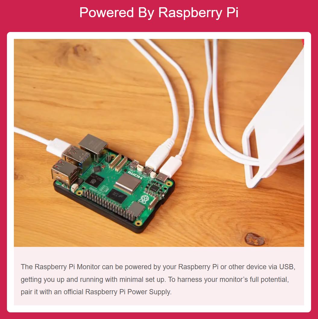 Amazon.co.jp: 公式 Raspbery Pi 15.6 インチ モニター、1920×1080